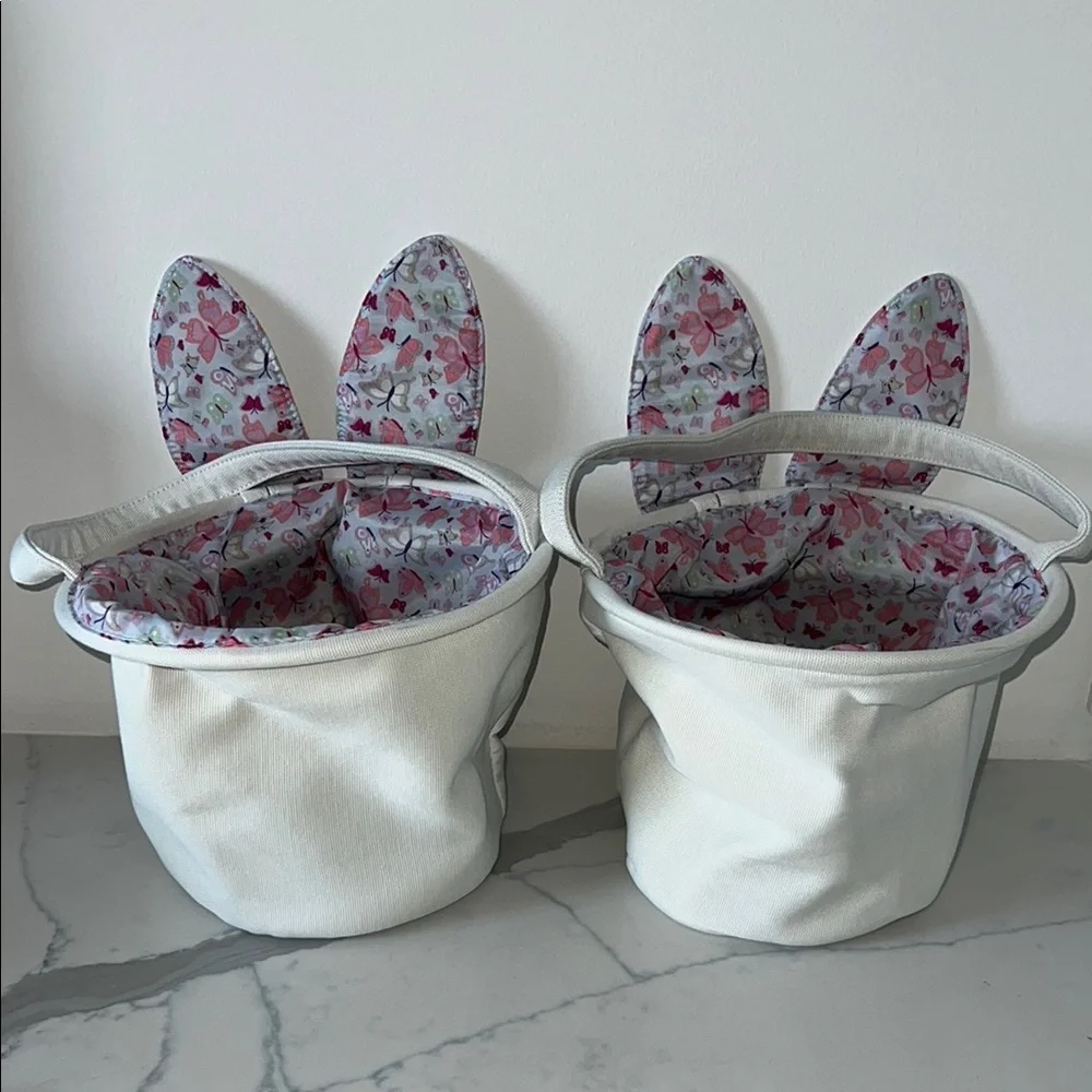 Floral Bunny Ear Kids Basket